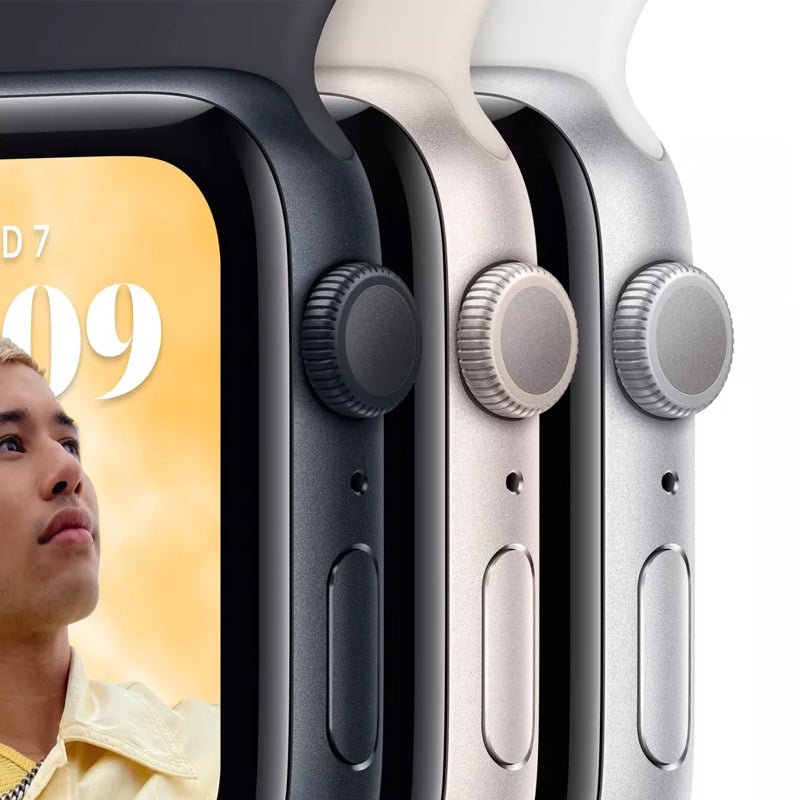 Apple Watch SE 2.ª Gen (GPS) Caja Silver aluminio 40mm con correa sport Blanco - M/L - Bestmart