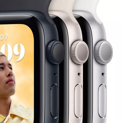 Apple Watch SE 2.ª Gen (GPS) Caja Silver aluminio 40mm con correa sport Blanco - M/L - Bestmart