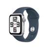 Apple Watch SE 2.ª Gen (GPS) Caja Silver aluminio 40mm con correa Storm Blue Sport - S/M - Bestmart