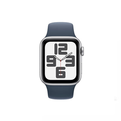 Apple Watch SE 2.ª Gen (GPS) Caja Silver aluminio 40mm con correa Storm Blue Sport - S/M - Bestmart