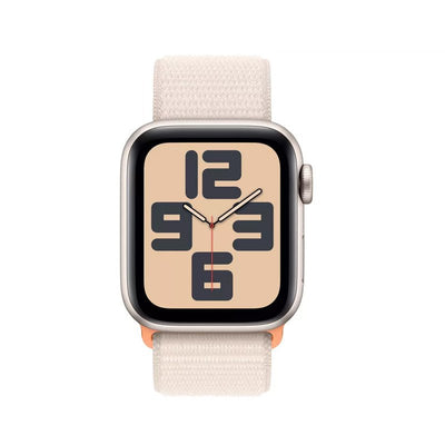 Apple Watch SE 2.ª Gen (GPS) Caja Starlight aluminio 40mm con correa sport loop Starlight - Ajustable - Bestmart