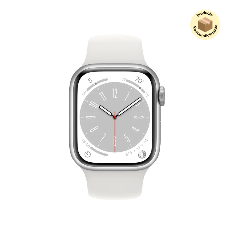 Apple Watch Serie 3 - 4G - 42mm - Silver Aluminio - Correa Blanca M/L (Reacondicionado) - Bestmart