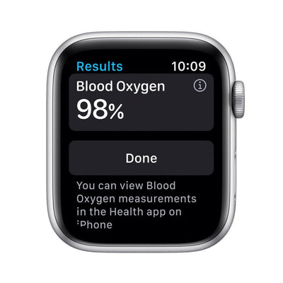 Apple Watch Serie 6 (GPS) Caja Silver aluminio 44mm con correa sport Blanco - Ajustable - Bestmart