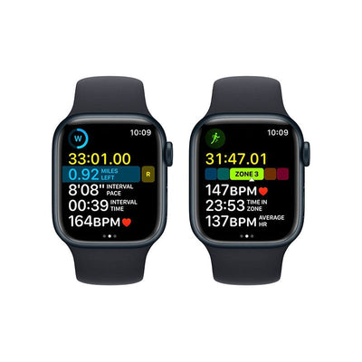 Apple Watch Serie 8 (GPS) Caja Midnight aluminio 45mm con correa sport Midnight - S/M - Bestmart