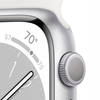 Apple Watch Serie 8 (GPS) Caja Silver aluminio 41mm con correa sport Blanco - S/M - Bestmart