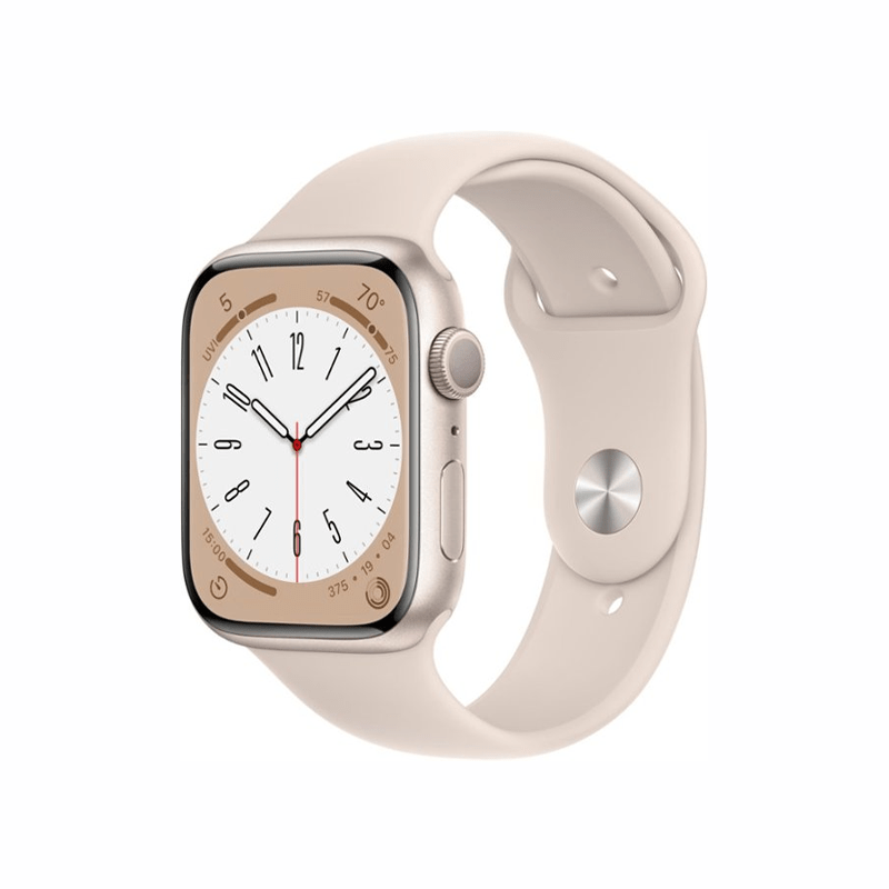 Apple Watch Serie 8 (GPS) Caja Starlight aluminio 45mm con correa sport Starlight - S/M - Bestmart