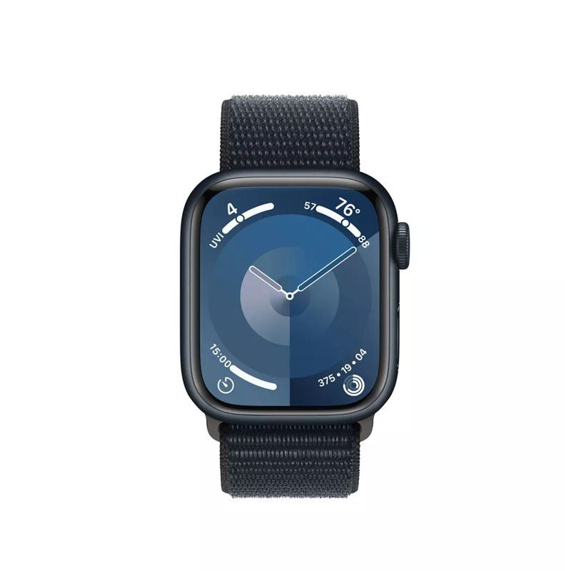 Apple Watch Serie 9 (GPS) Caja Midnight aluminio 41 mm con correa sport Loop Midnight - Ajustable - Bestmart