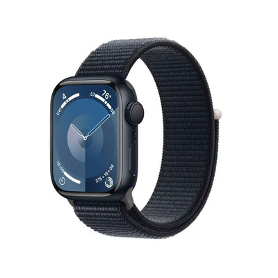 Apple Watch Serie 9 (GPS) Caja Midnight aluminio 41 mm con correa sport Loop Midnight - Ajustable - Bestmart