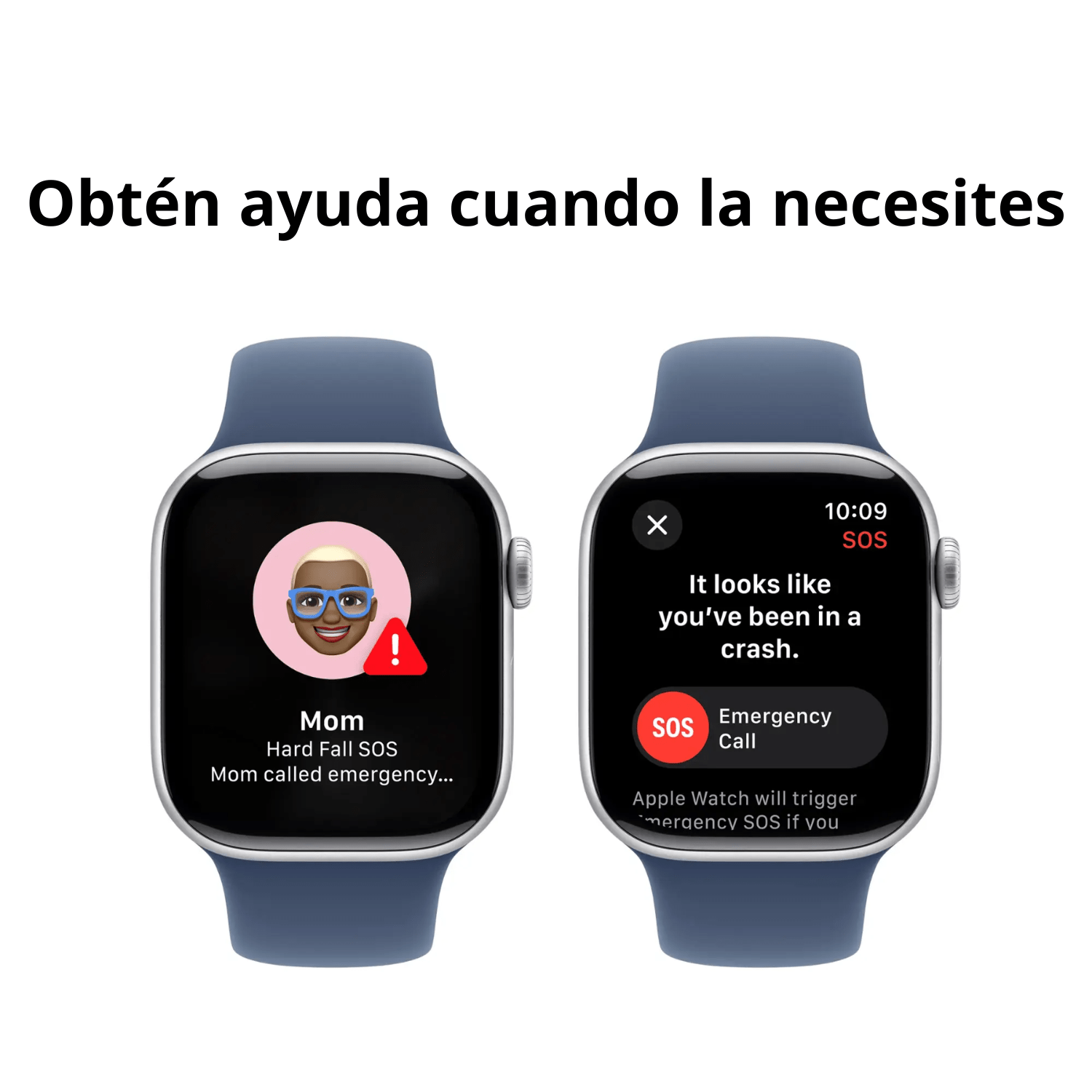 Apple Watch Series 10 (GPS) Caja de aluminio 42mm con correa Denim Sport Band 2024 plateado S/M - Bestmart