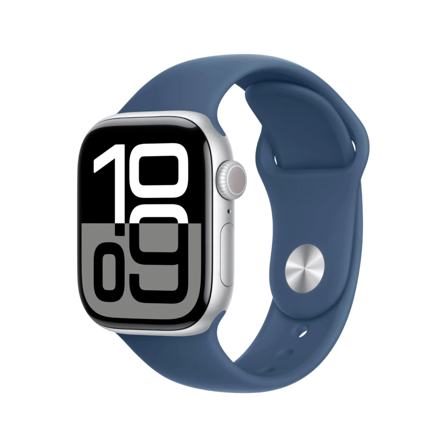 Apple Watch Series 10 (GPS) Caja de aluminio 42mm con correa Denim Sport Band 2024 plateado S/M - Bestmart