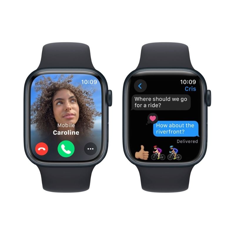 Apple Watch Series 9 (GPS) Caja Midnight aluminio 45mm con Correa Sport Midnight - M/L - Bestmart