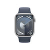 Apple Watch Series 9 (GPS) Caja Silver aluminio 45mm con Correa Storm Blue Sport - M/L - Bestmart