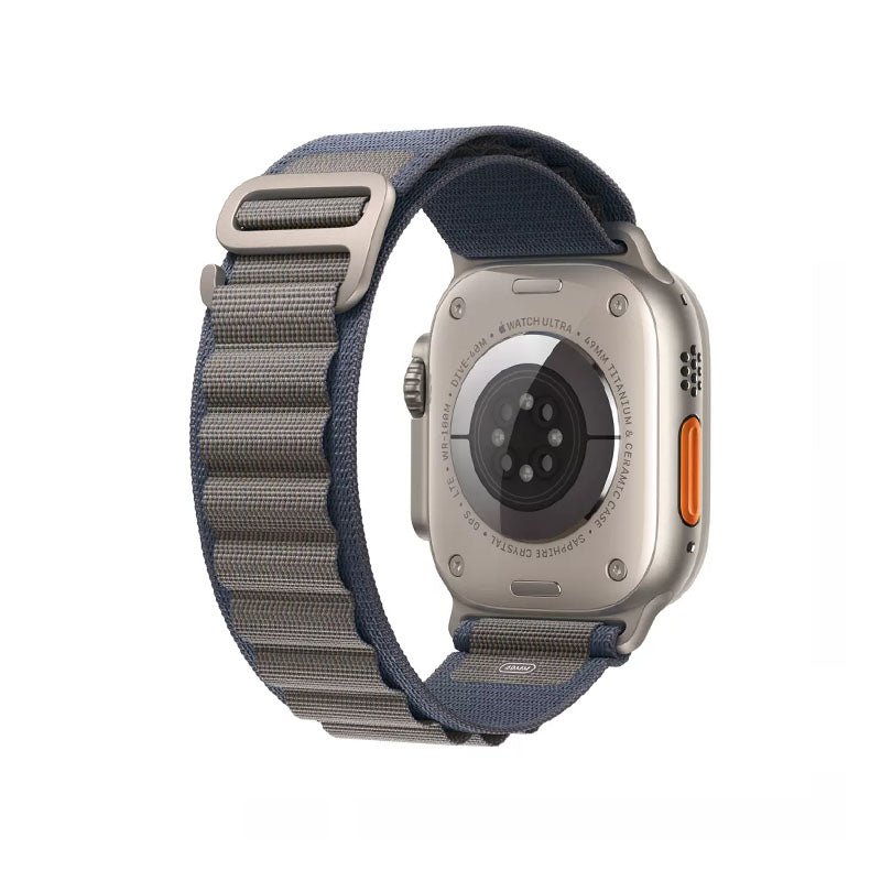 Apple Watch Ultra 2 (GPS + Cellular) Caja Titanium 49mm con correa Trail Loop Azul - S/M - Bestmart