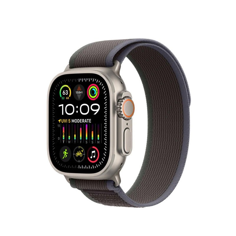Apple Watch Ultra 2 (GPS + Cellular) Caja Titanium 49mm con correa Trail Loop Azul/Negro - M/L - Bestmart