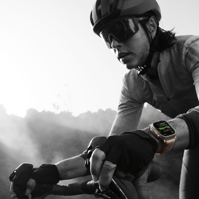 Apple Watch Ultra 2 (GPS + Cellular) Caja Titanium 49mm con correa Trail Loop Verde/Gris - M/L - Bestmart
