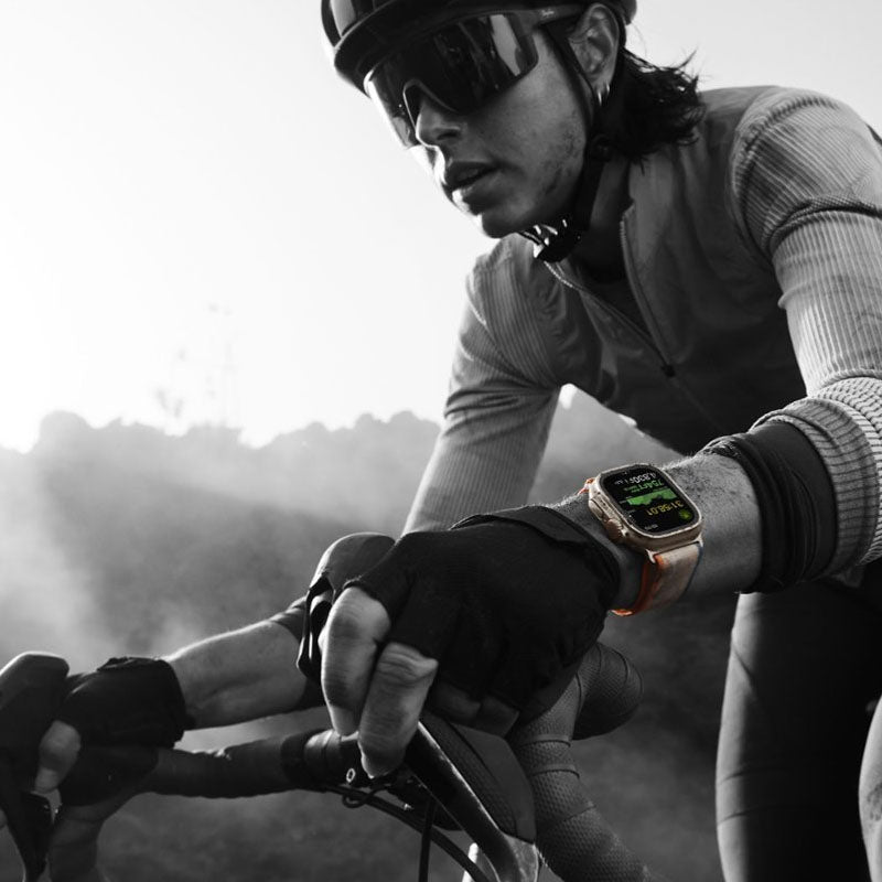 Apple Watch Ultra 2 (GPS + Cellular) Caja Titanium 49mm con correa Trail Loop Verde/Gris - S/M - Bestmart