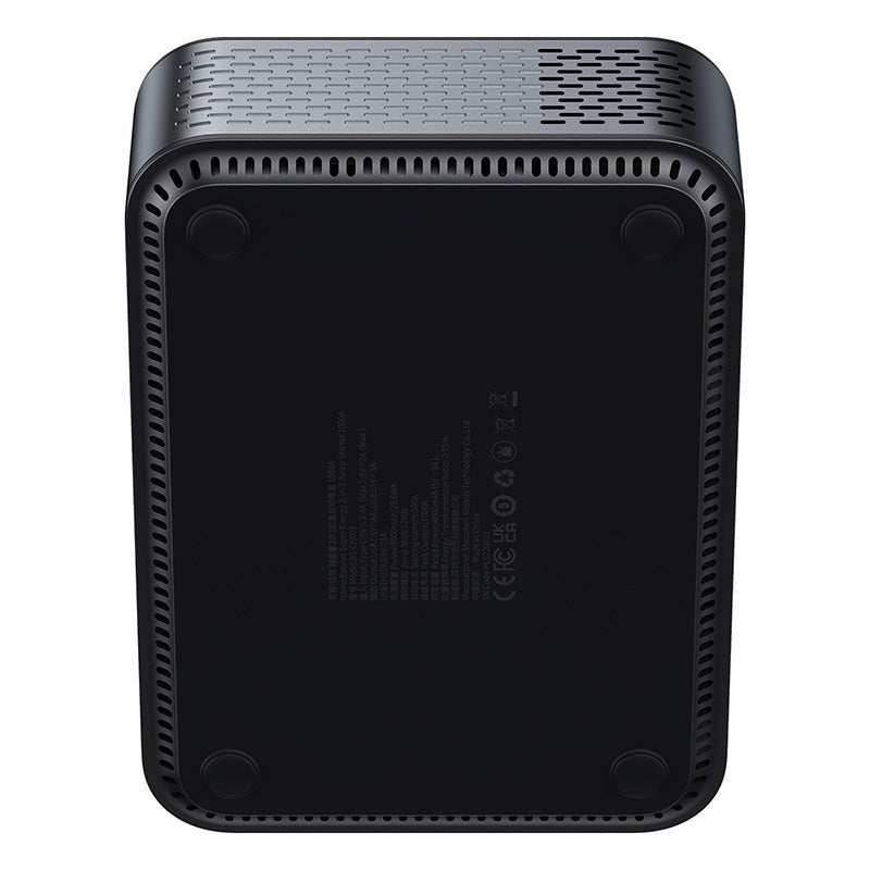 Arrancador de Batería Baseus (1000A) e Inflador de Neumáticos - Super Energy - Negro - Bestmart