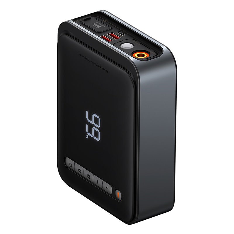 Arrancador de Batería Baseus (1000A) e Inflador de Neumáticos - Super Energy - Negro - Bestmart