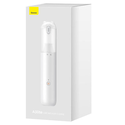 Aspiradora Inalámbrica para Autos Baseus A3 Lite - Blanco - Bestmart