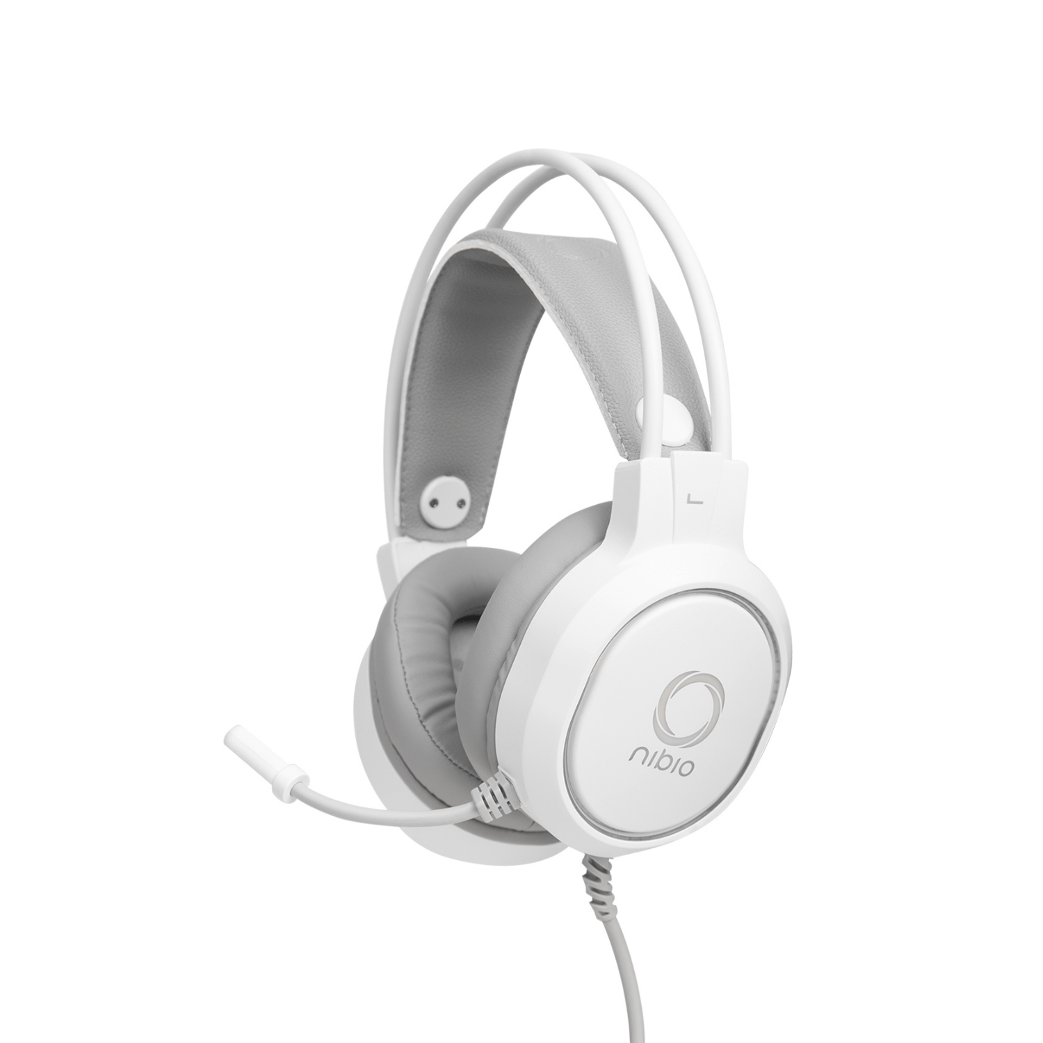 Audífono Gamer Nibio Zigma RGB para consolas - Blanco - Bestmart