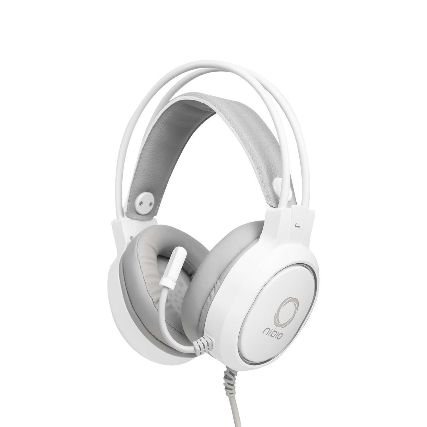 Audífono Gamer Nibio Zigma RGB para consolas - Blanco - Bestmart