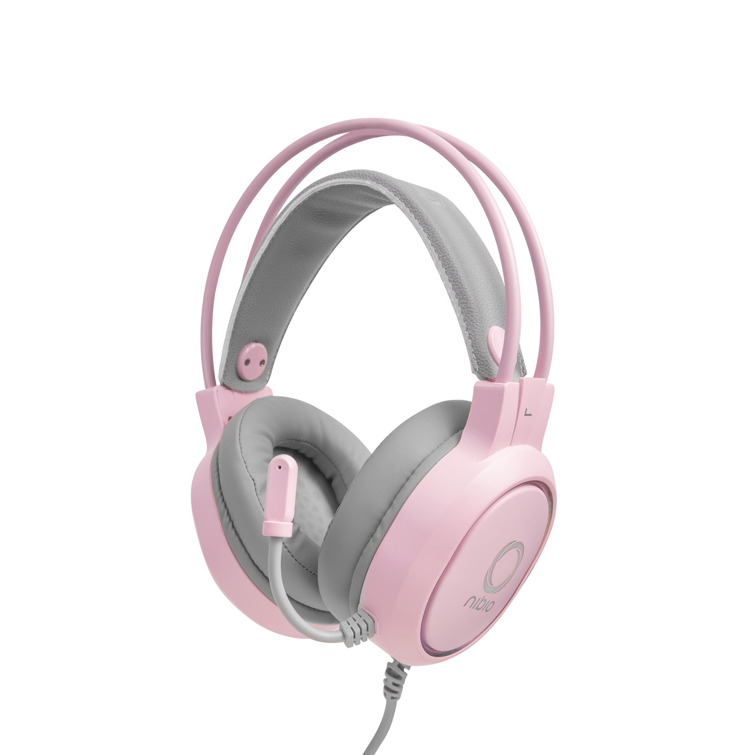 Audífono Gamer Nibio Zigma RGB para consolas - Rosado - Bestmart