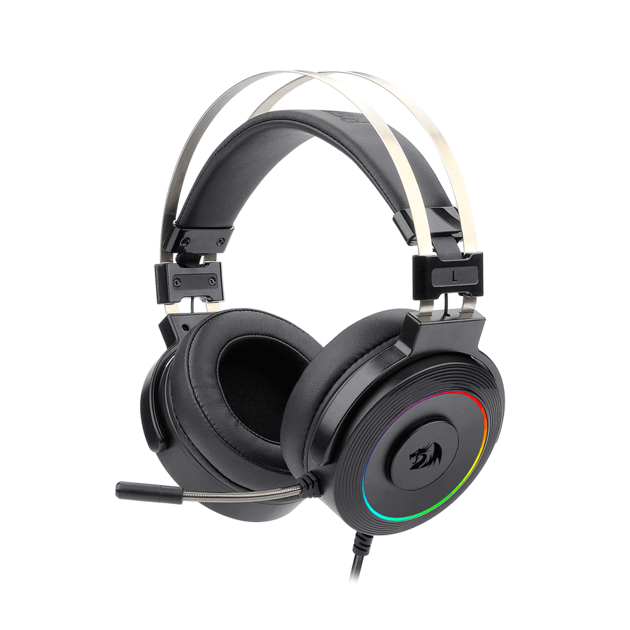 Audifono Gamer Redragon Lamia H320 RGB USB Negro con Soporte - Bestmart