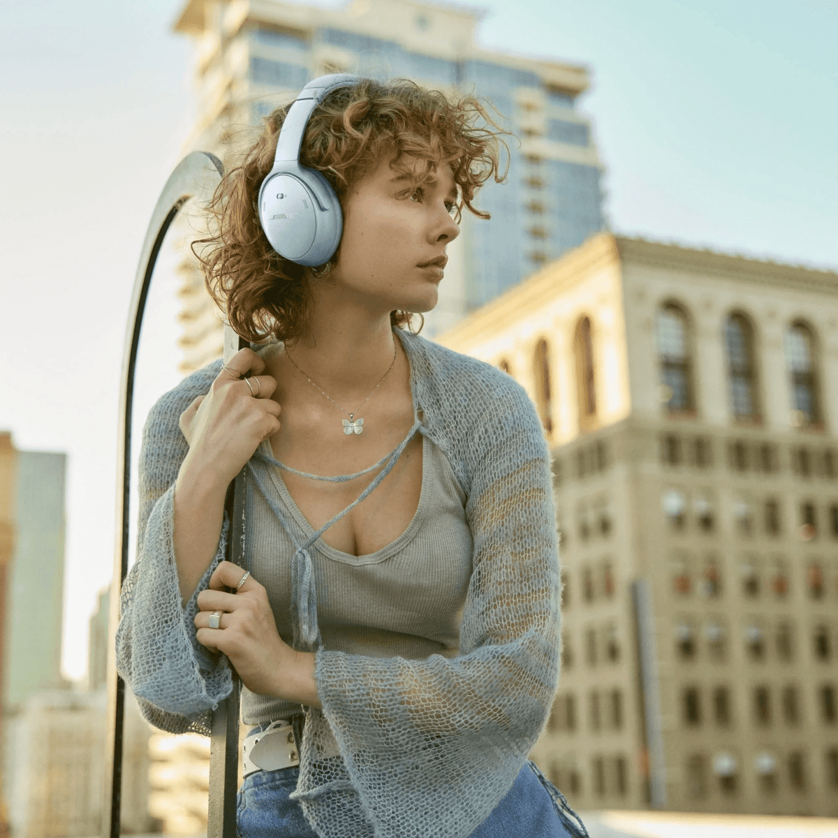 Audífono Inalámbrico Bose QuietComfort Moonstone Blue - Bestmart