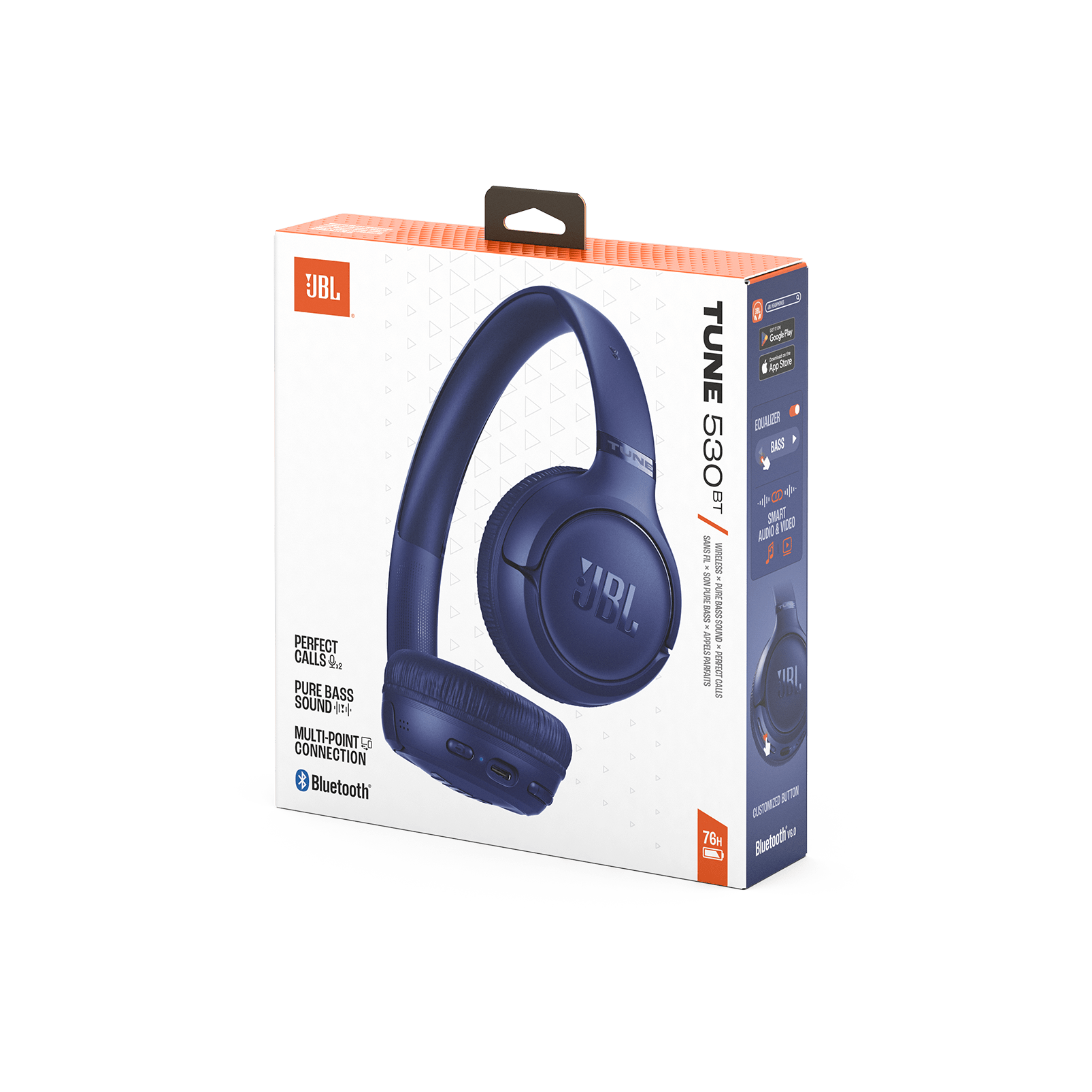Audifono Inalambrico JBL Tune 530BT Azul - Bestmart