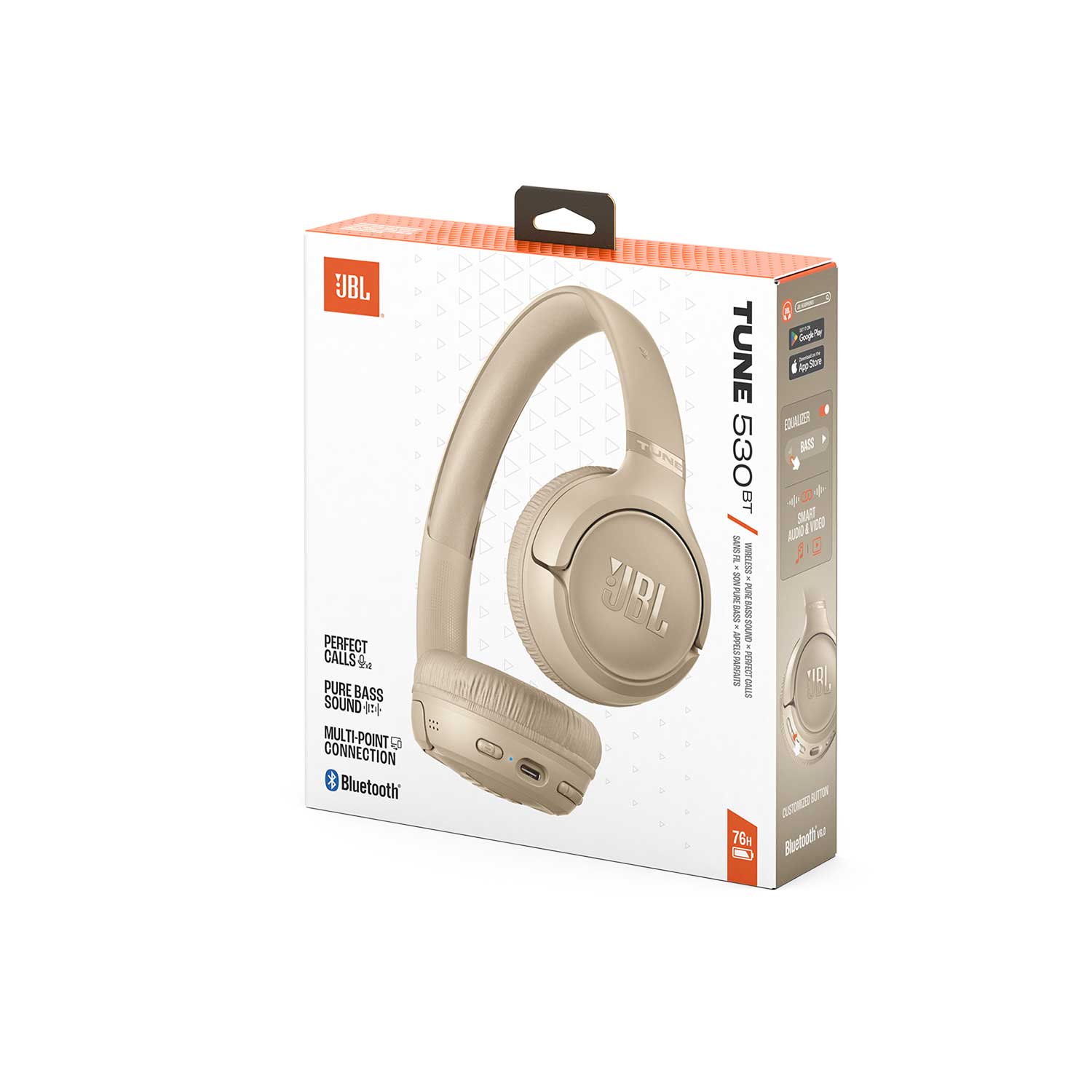 Audifono Inalambrico JBL Tune 530BT Beige - Bestmart
