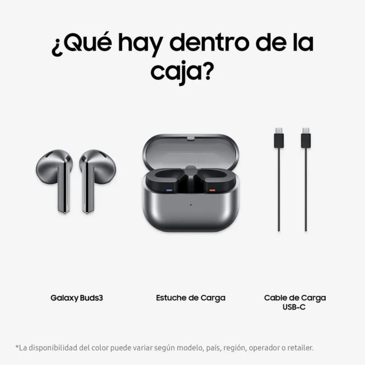 Audifono Inalambrico Samsung Galaxy Buds 3 Plateado - Bestmart