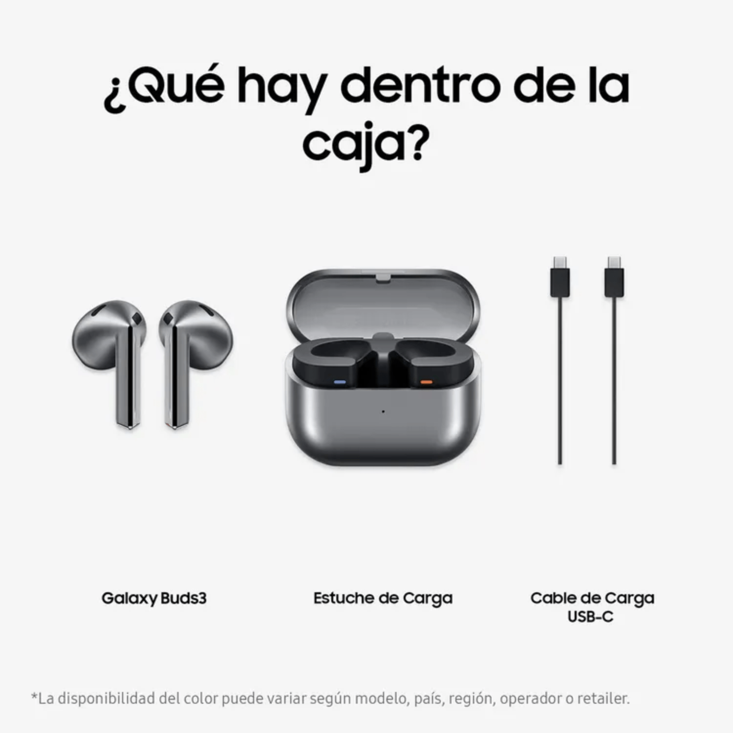 Audifono Inalambrico Samsung Galaxy Buds 3 Plateado - Bestmart