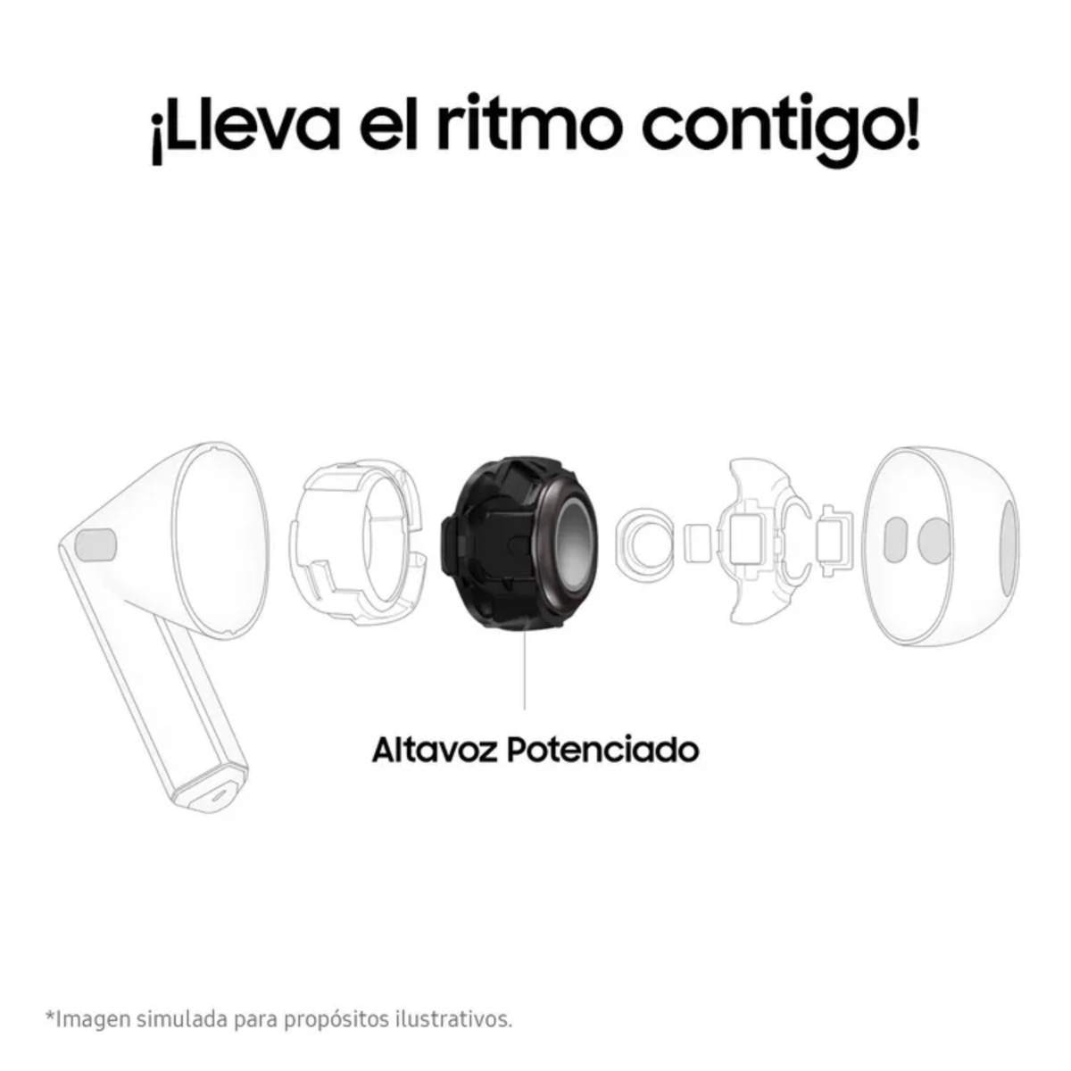 Audifono Inalambrico Samsung Galaxy Buds 3 Plateado - Bestmart