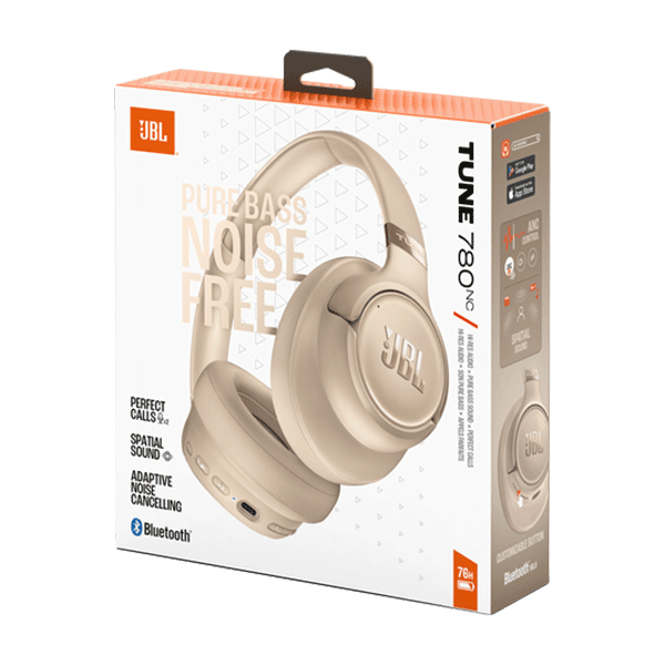 Audífonos Bluetooth JBL Tune 780NC Cancelación de Ruido Beige - Bestmart