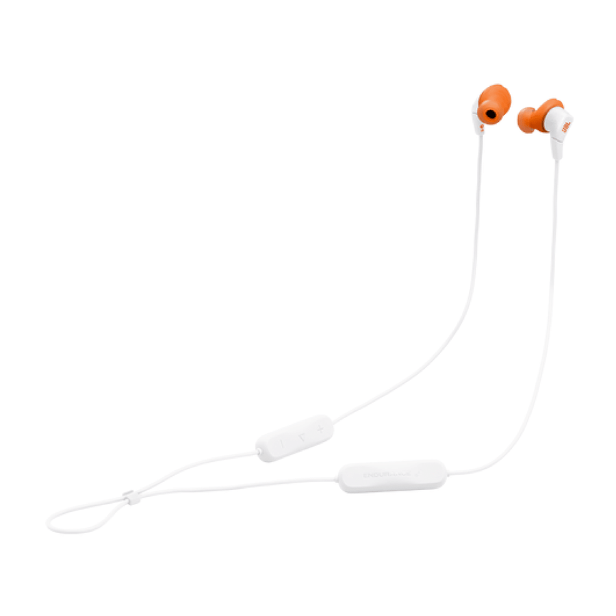 Audífonos Deportivos con Cable JBL Endurance Run 3 IP65 Blanco - Bestmart