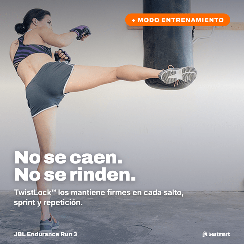 Audífonos Deportivos Inalámbricos JBL Endurance Run 3 Bluetooth IP65 Blanco - Bestmart