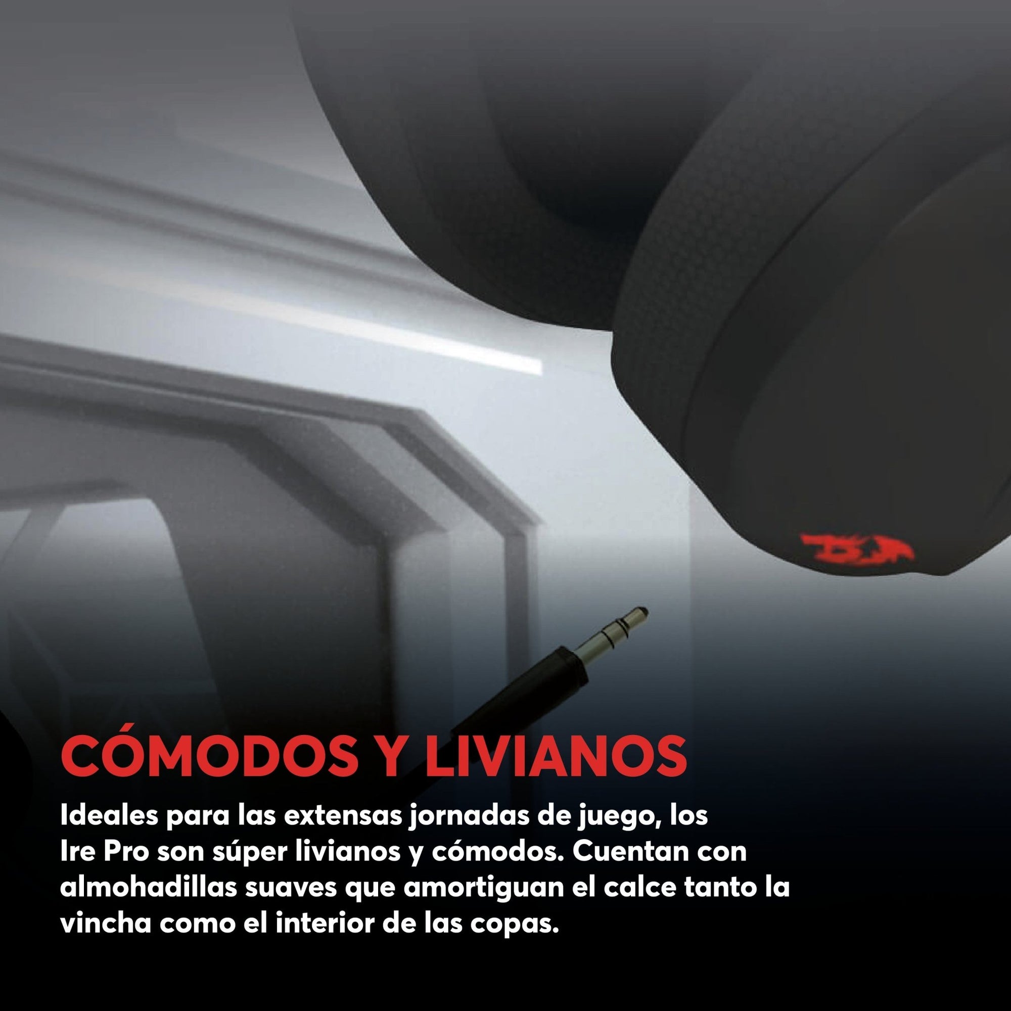 Audífonos Gamer Inalámbricos Redragon IRE H848 Bluetooth USB Type - C Stereo - Negro - Bestmart