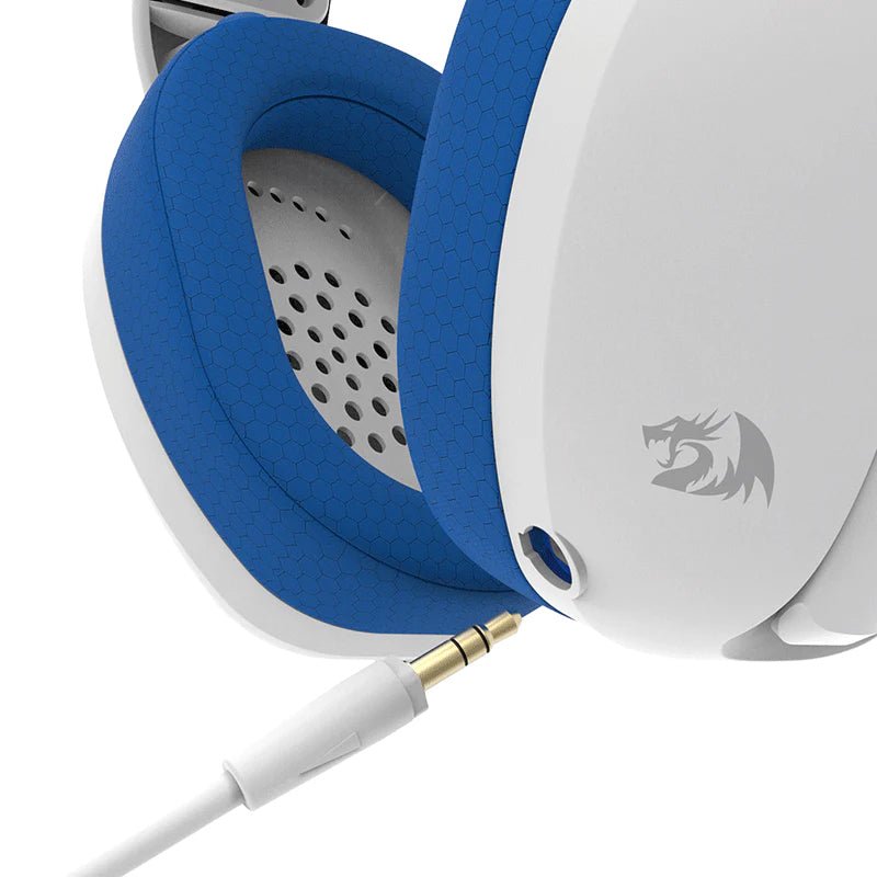 Audífonos Gamer Inalámbricos Redragon IRE H848B - Blanco/Azul Open Box - Bestmart