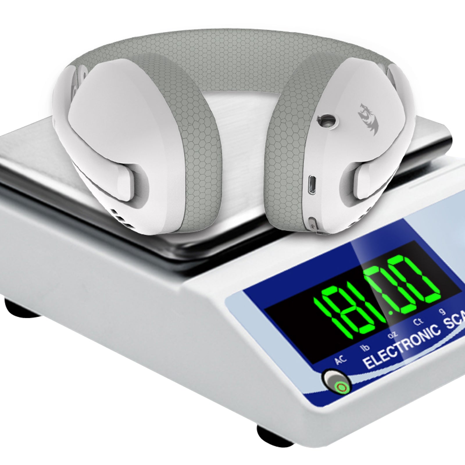 Audífonos Gamer Inalámbricos Redragon IRE H848G - Blanco/Gris - Bestmart