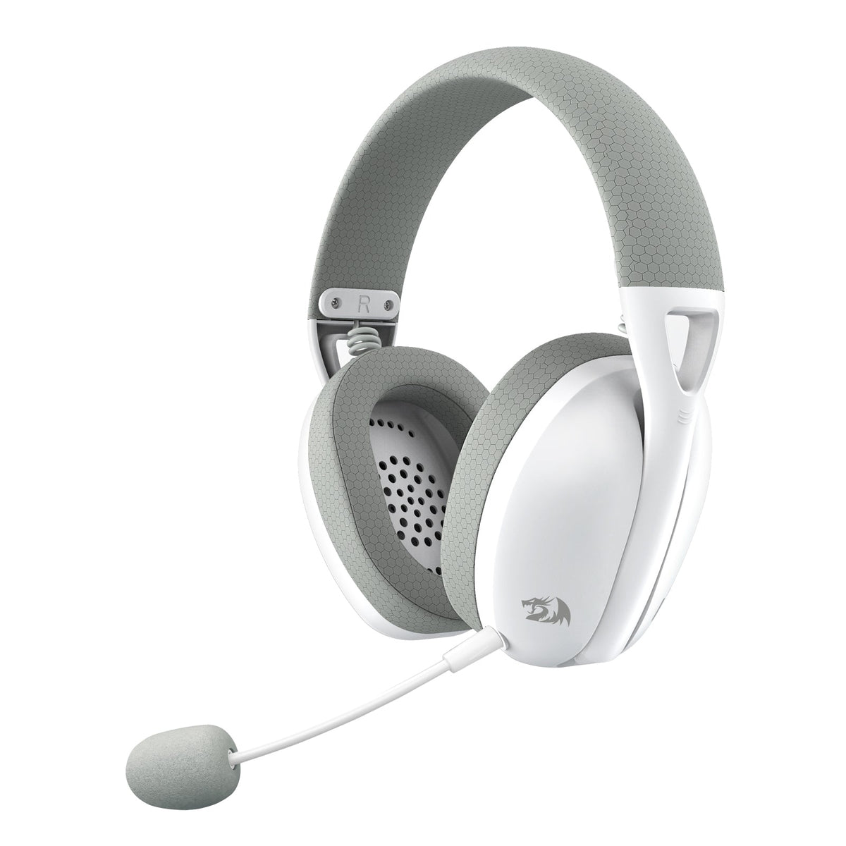 Audífonos Gamer Inalámbricos Redragon IRE H848G - Blanco/Gris - Bestmart