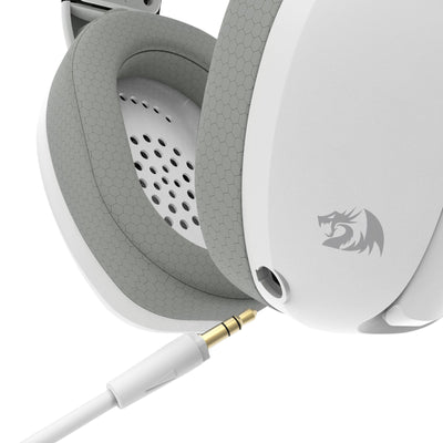Audífonos Gamer Inalámbricos Redragon IRE H848G - Blanco/Gris - Bestmart