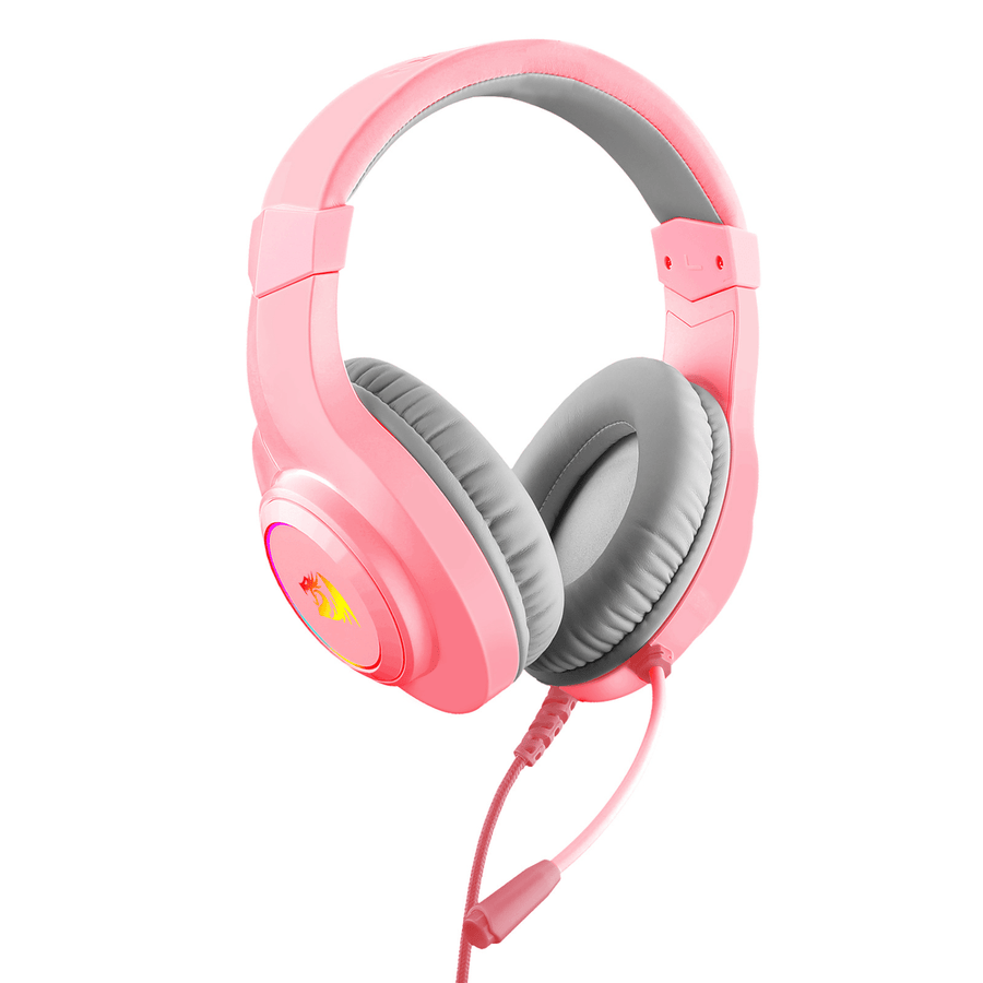 Audífonos Gamer Redragon HYLAS H260 RGB - Rosado - Bestmart