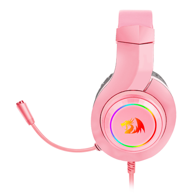 Audífonos Gamer Redragon HYLAS H260 RGB - Rosado - Bestmart