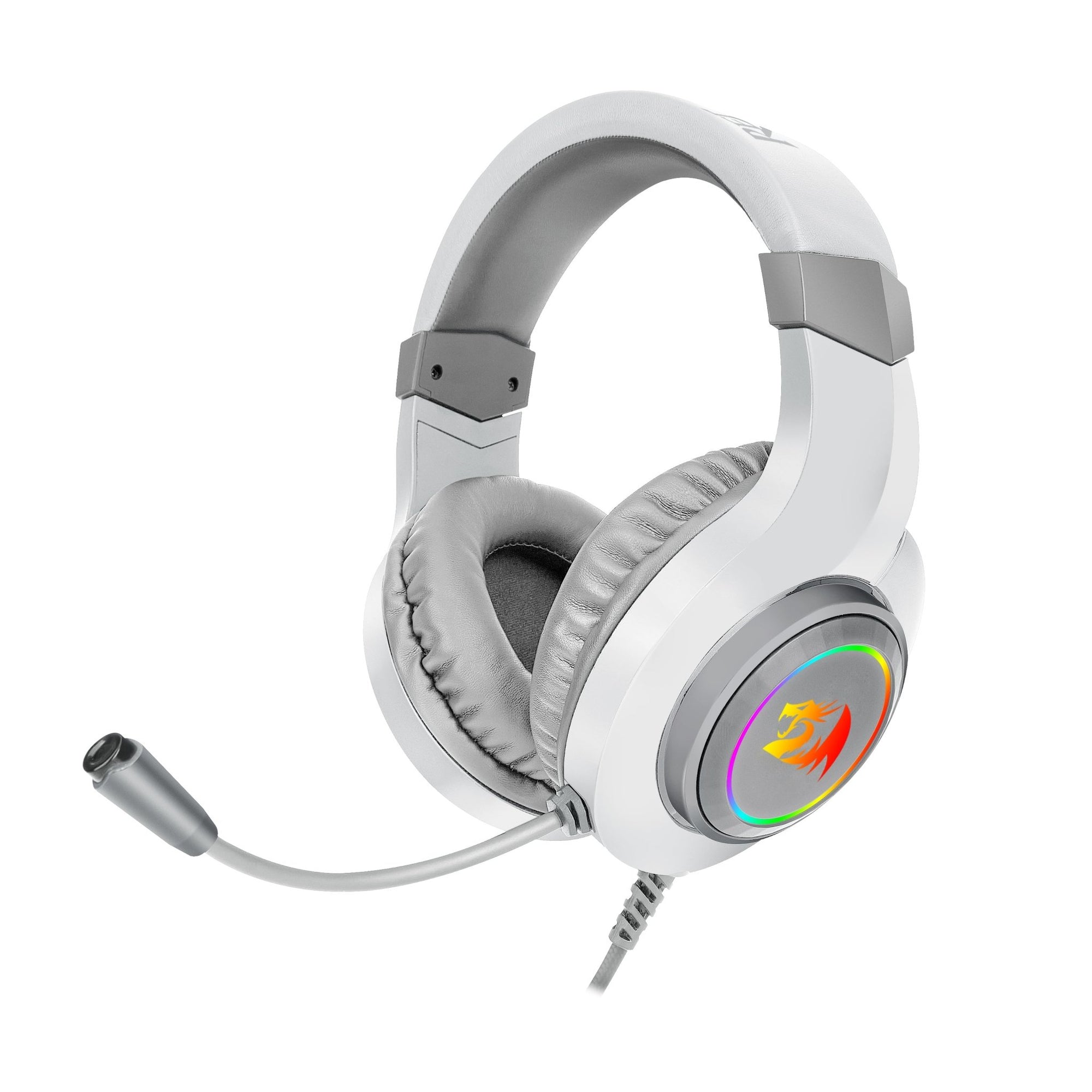 Audífonos Gamer Redragon HYLAS H260W RGB - Blanco - Bestmart