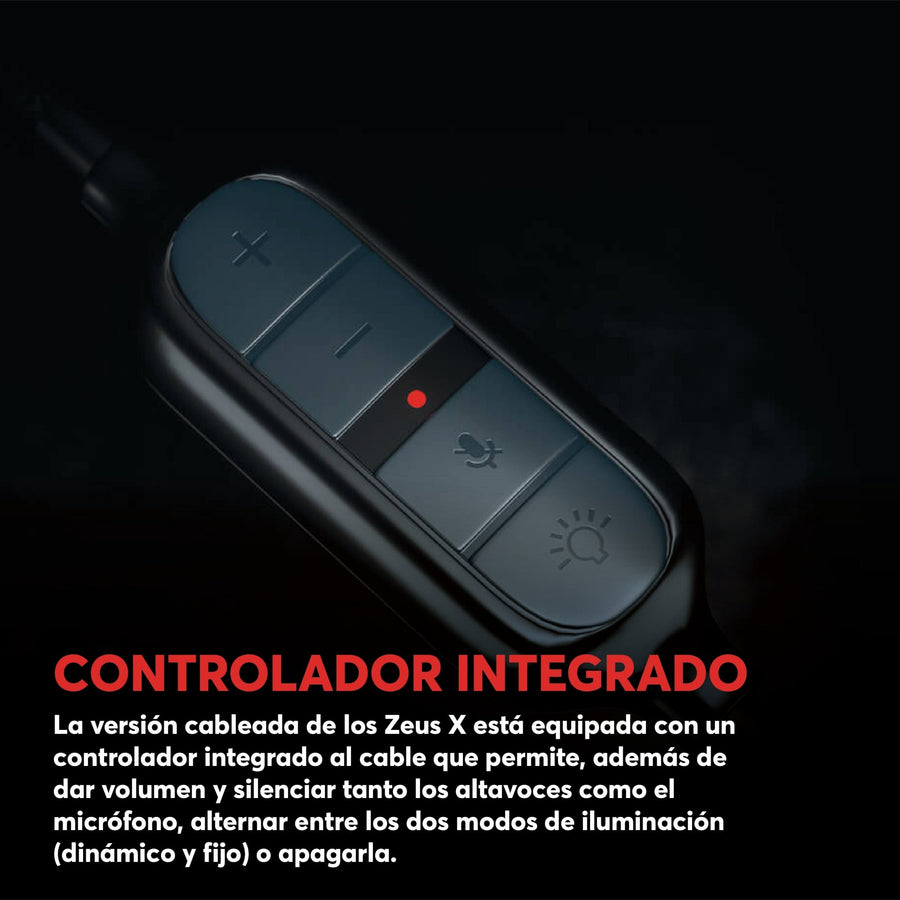 Audifono Gamer Redragon Zeus X - H510 - RGB - Sonido 7.1 - Negro - Bestmart