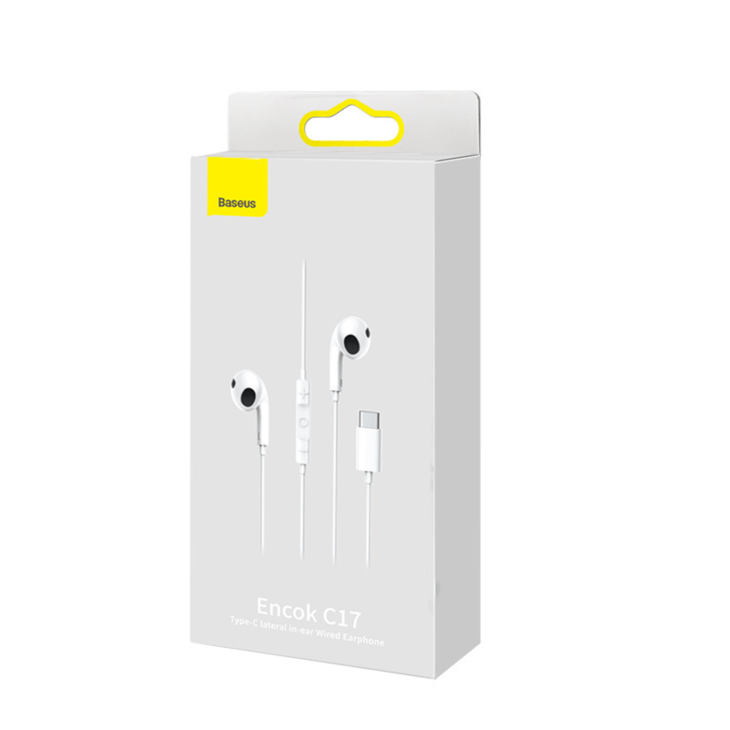 Audífonos In - Ear Baseus Encok C17 - Blanco - Bestmart