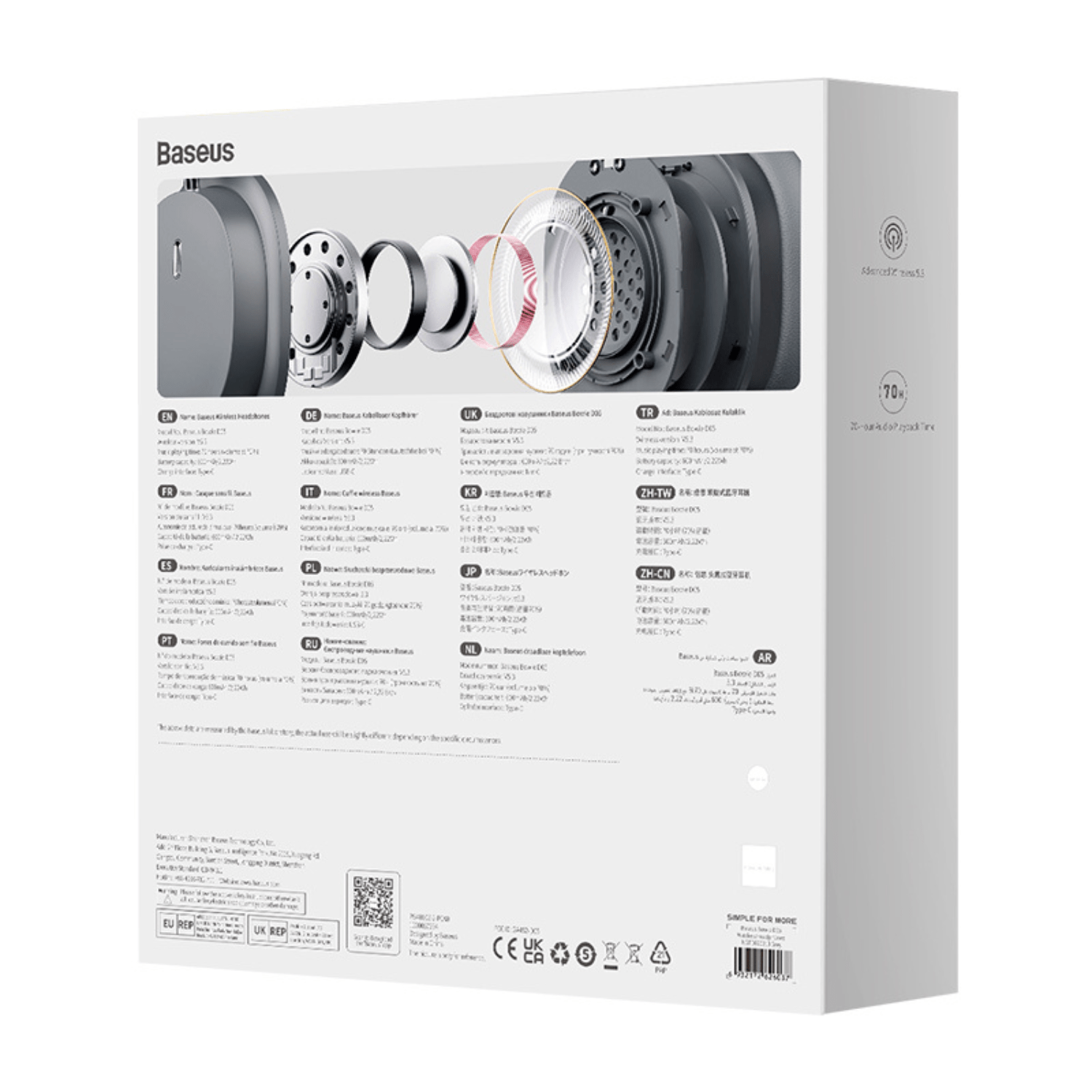 Audífonos Inalámbricos Baseus Bowie D05 - Gris - Bestmart