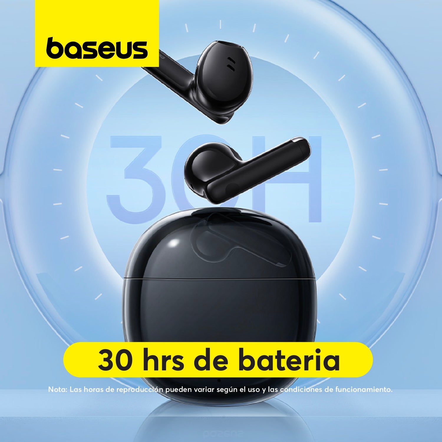 Audífonos Inalámbricos Baseus Bowie E13 Galaxy - Negro - Bestmart