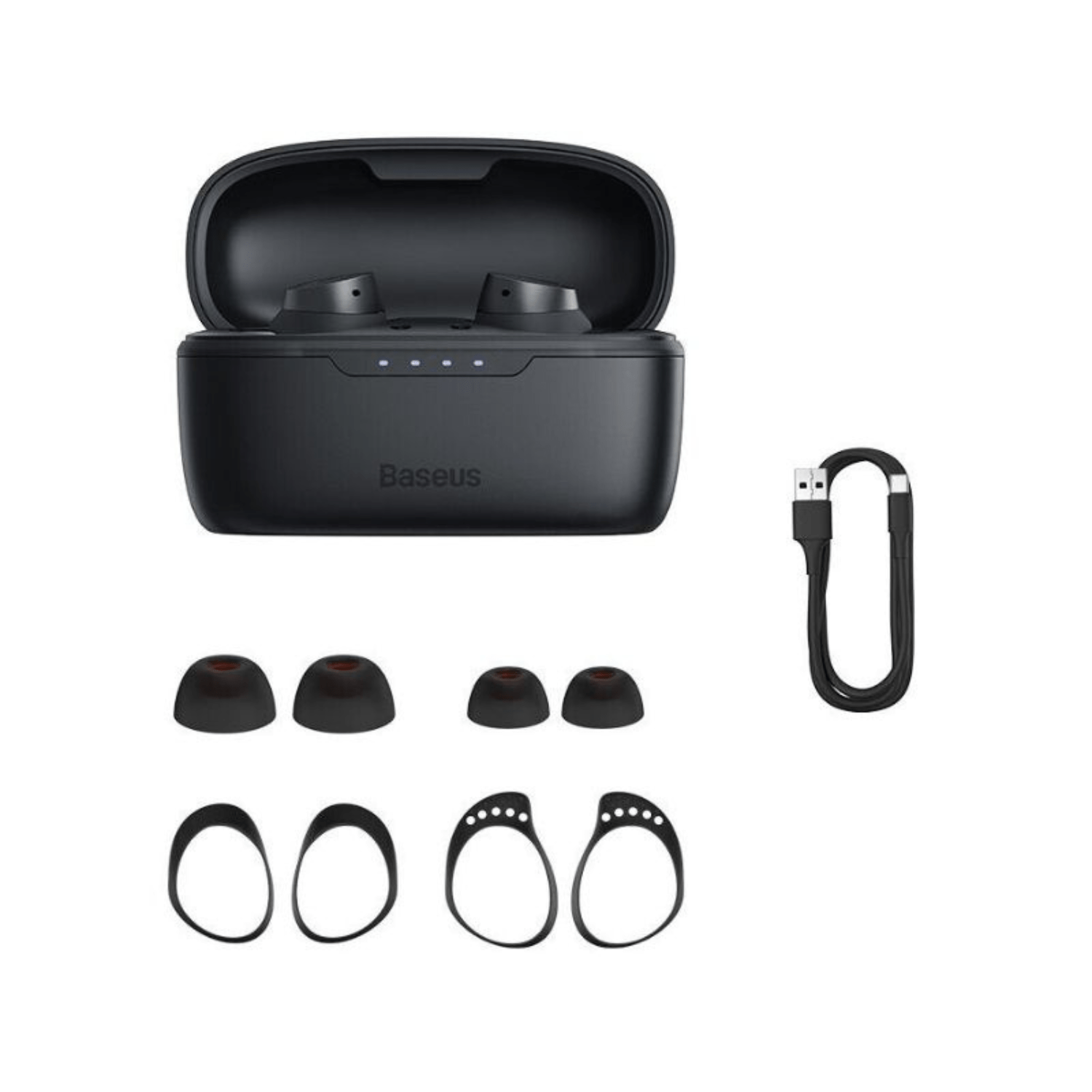 Audífonos inalámbricos Baseus Bowie MA10 con Cancelación Activa de Ruido - Negro - Bestmart