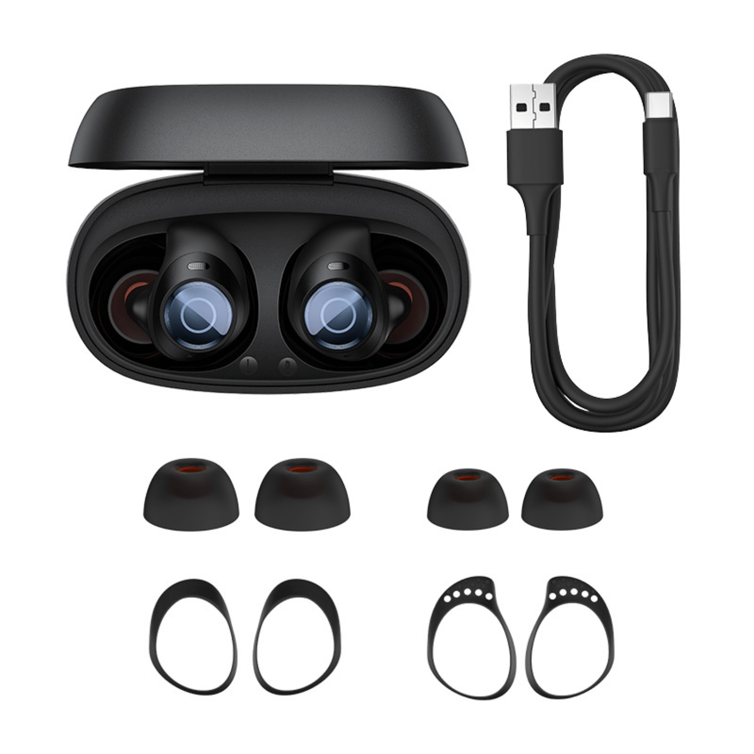 Audífonos inalámbricos Baseus Bowie MA20 Pro con Cancelación Activa de Ruido - Negro - Bestmart